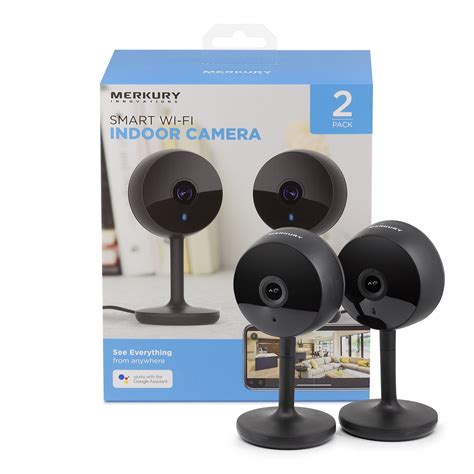 Mercury security camera. Amazon.com: Merkury Innovations Indoor Smart Security Camera, 720P Wi-Fi Camera HD Surveillance with Voice Control, 2-Way Talk, Night … 