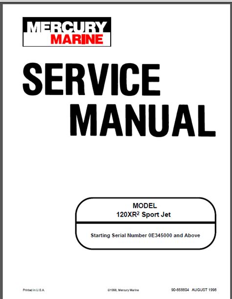 Mercury sport jet 120 xr2 service manual. - Johnson 50 hp 2015 model outboard manual.