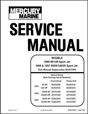 Mercury sport jet 90 95 120 service manual. - Vw jetta tdi wagon repair manual.