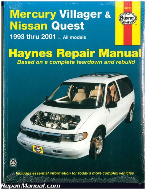 Mercury villager and nissan quest 1993 2001 haynes repair manuals. - Manual de liberacion y guerra espiritual john eckhardt.