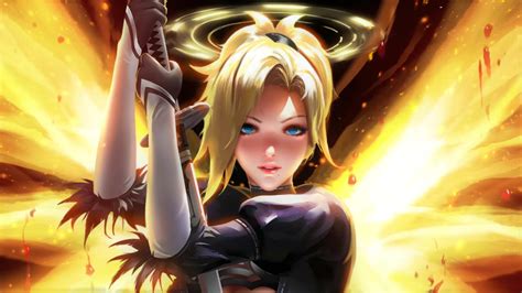 Mercy Overwatch Live Wallpaper - MoeWalls