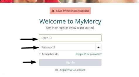 Mercynet login. MyMercy Chart forgot the User Id. Go to the MyMercy Chart login page. Click on the “ Forgot User ID ” link located beneath the username field. Enter the email address associated with your MyMercy Chart account and click “Submit.”. Answer any security queries that may appear or input the verification code that is sent to your phone or email. 