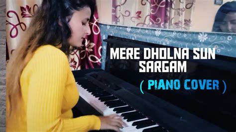 Mere dholna sun piano cover music #shorts #short - YouTube