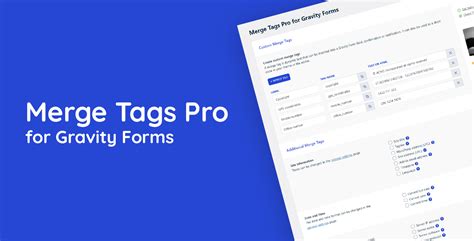 Merge Tags Pro for Gravity Forms Gravity Forms