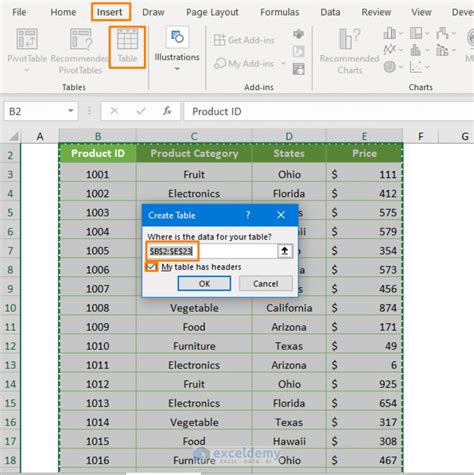 Merge excel spreadsheet into word document