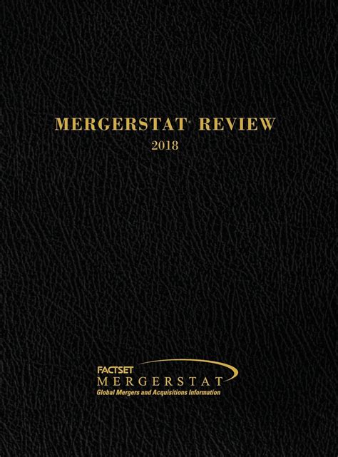 Mergerstat Review 2012