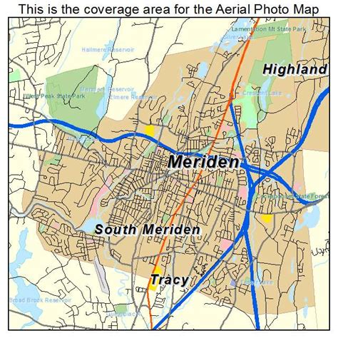 Meriden, city, coextensive with the town (township) of Meriden, New Haven county, central Connecticut, U.S. Meriden is situated on the Quinnipiac River with the Hanging Hills to the west. It was settled in 1661 by …. 
