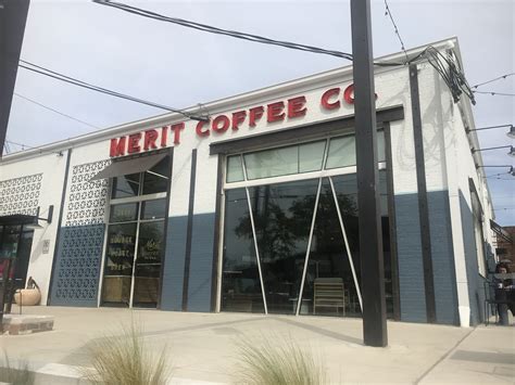 Merit coffee. Merit Coffee is a local roaster and cafe that serves high-quality coffee, pastries, and sandwiches in a cozy and modern setting. Visit their San Antonio location at 2202 Broadway St, Ste 104, and enjoy their friendly service, free wifi, and outdoor seating. 