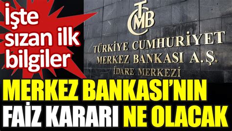 Merkez bankası faiz kararı 2018