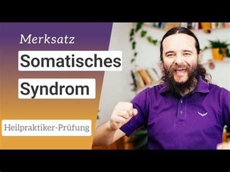 Merksatz Somatisches Syndrom - YouTube