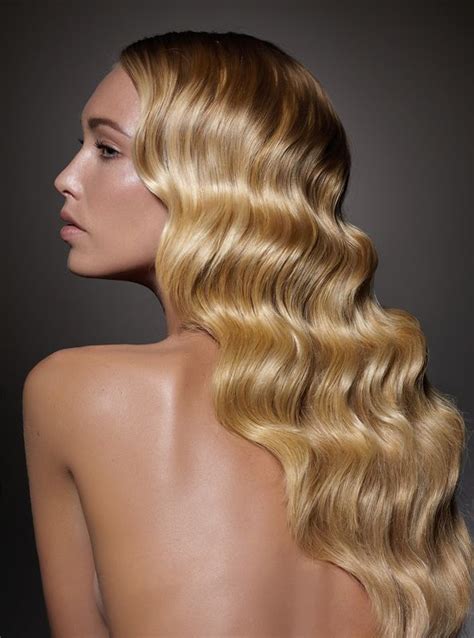 Mermaid waves hair. A heat tool will be your best friend if you don't have naturally wavy hair. "The best way to create mermaid waves is to use a curling iron as a wand and wrap the hair … 