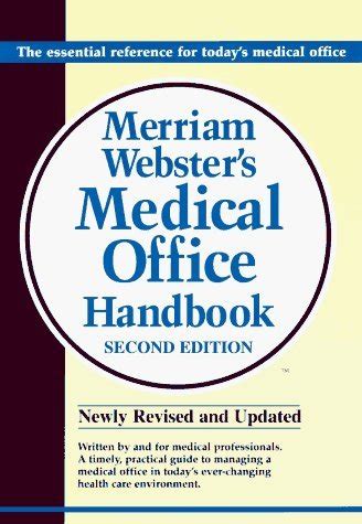 Merriam webster medical office handbook 2e. - Farmall cub low boy repair manual.