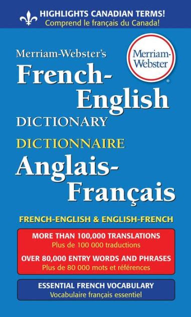 Full Download Merriamwebsters Frenchenglish Dictionary By Merriamwebster