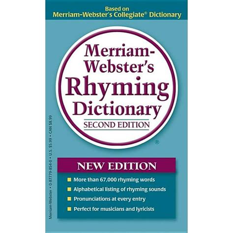 Download Merriamwebsters Rhyming Dictionary By Merriamwebster