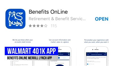 Merrill lynch walmart 401k. Are you looking for your 401 (k)/retirement or equity awards account with Merrill? Log in to Benefits OnLine 9am-9pm EST, M-F 1.866.820.1492 Frequently asked questions How … 