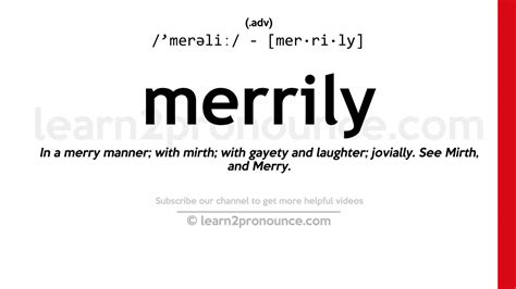 Merrily Definition: The Ultimate Guide to Living a Joyful Life