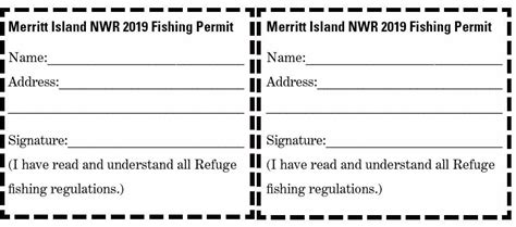 Merritt Island Fishing Permit Form - Fill Out and Sign …