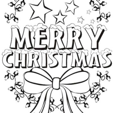 Merry Christmas Coloring Pages Prin