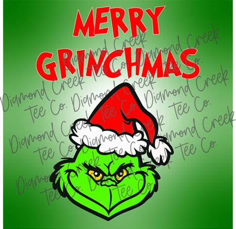 Merry Grinchmas Image - Etsy