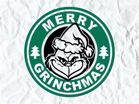 Merry Grinchmas Starbucks Logo SVG Vectorency