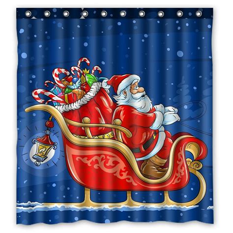 This item Merry Christmas Shower Curtain, Snowman and Snowflake on Grey Background Digital Print, Fabric Bathroom Decor with Hooks, 72 x 72 inches YEZEX Shower Curtain Set with 12 Hooks - Waterproof Polyester Fabric Shower Curtains for Modern Home Bathroom Decorations, Machine Washable, 72"x78". 
