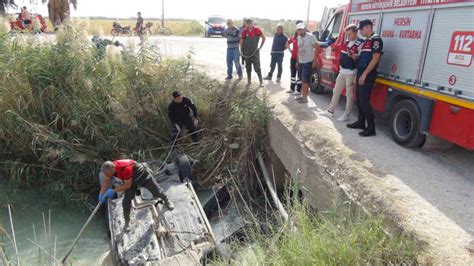 Mersin'de kanala düşen kişi yaşamını yitirdi - Son Dakika Haberleri