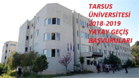 Mersin üniversitesi yatay geçiş şartları 2018