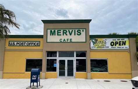 Mervis cafe fort pierce florida. Mervis' Cafe. Call Menu Info. 402 S 5th St Fort Pierce, FL 34950 Uber. MORE PHOTOS. Main Menu Breakfast Favorites Build Your Own 3 Egg Omelet ... Fort Pierce, FL 34950 