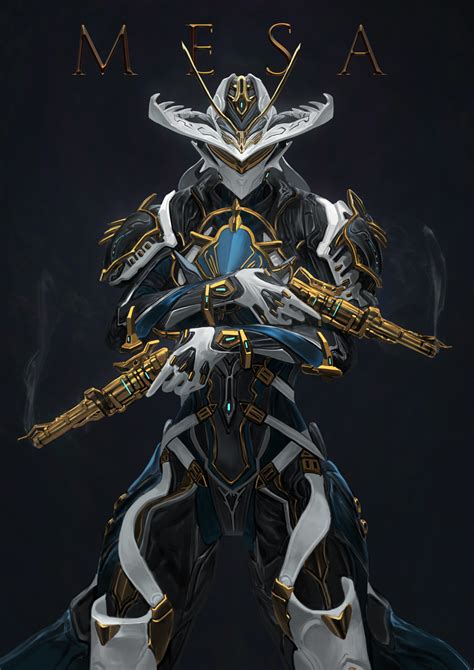 Mesa prime. Mesa Prime's Ballistic Battery features multicolored lines instead of scattered energy particles. Trivia [] Mesa Prime's Prime Access was the first to feature a Primed alternative helmet. Mesa Prime's helmet bears a resemblance to that of Limbo Prime's. Mesa Prime's Regulators also have a unique model as compared to her non-Prime variant. Media [] 