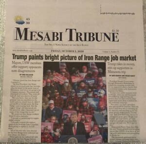 Mesabi news tribune. Jimmy Lovrien covers mining, climate, social issues and higher education for the Duluth News Tribune. He can be reached at jlovrien@duluthnews.com or 218-723-5332. Twitter Linkedin 