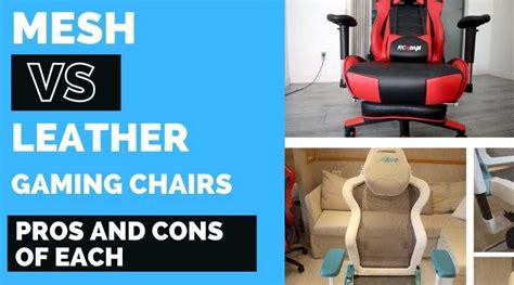 Mesh vs Leather Chair for Gaming: Which one to Choose?