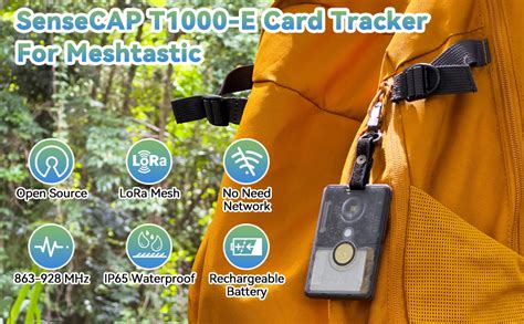 Meshtastic dog tracker.  This Tracker T1000-E is an ultra-compact GPS tracker designed ...