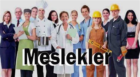 Meslekler listesi dia-on-. 