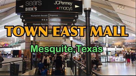 Mesquite tx mall. DICK'S Sporting GoodsTOWN EAST MALL. TOWN EAST MALL. 2063 town east mall. Mesquite, TX 75150. (214) 231-8281. Get Directions. View Weekly Ad. This Week's Deals. Buy Gift Cards. 