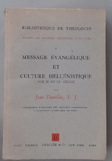 Message évangélique et culture hellénistique aux iie et iiie siècles. - Manual no break xs 1300 apc.