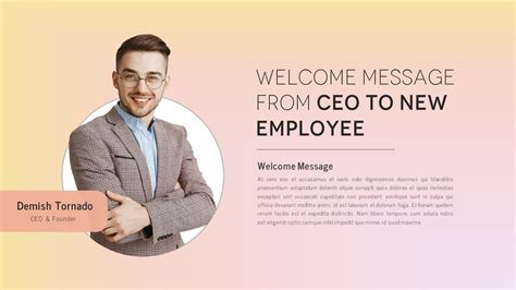 Message from CEO