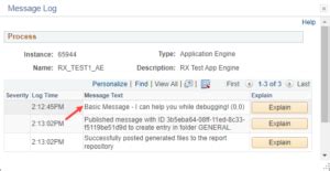 Messagebox to print value in peoplecode.  Customize payments and secure...