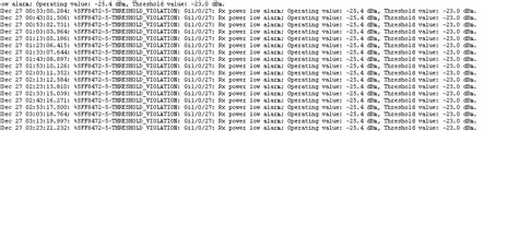 Messages: SFF8472-5-THRESHOLD_VIOLATION - Cisco Community