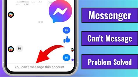 Messenger problem iphone