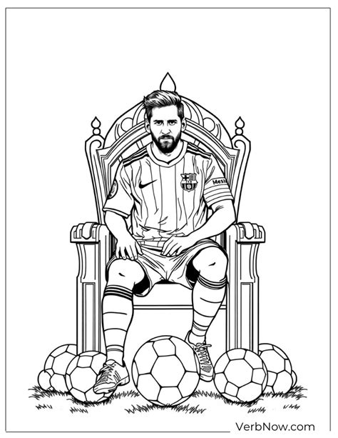 Messi Coloring Book