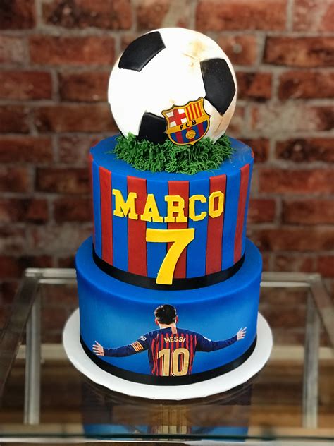Messi Soccer Cake