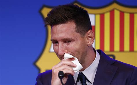 Messi weint