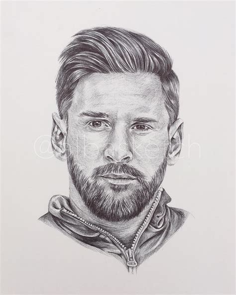 Messi zeichnung