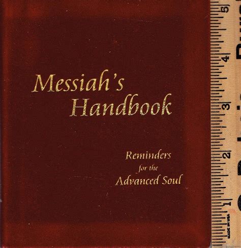 Messiah s handbook reminders for the advanced soul. - Was unsere mütter uns verschwiegen haben.