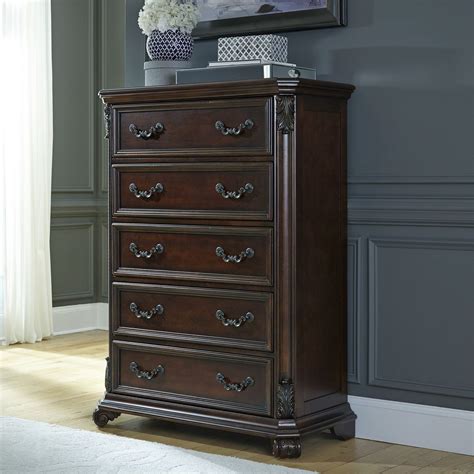 Messina Estates Bedroom 5 Drawer Chest - howellfurniture.com