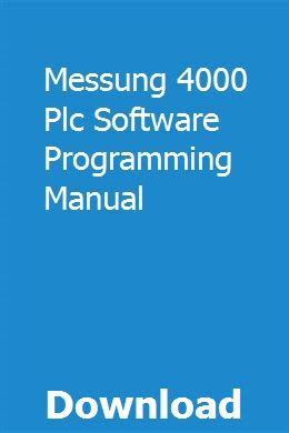 Messung 4000 plc software programming manual. - Mos study guide for microsoft office 365 1st edition.