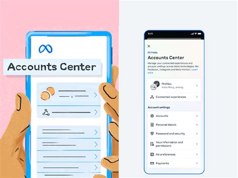 Meta accounts center. Meta Accounts Center is a tool that lets you manage settings across your Meta products and services, such as Quest, Workplace, Portal and more. You can use Meta ... 