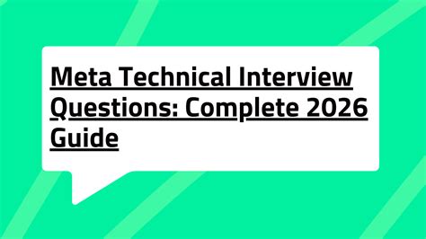 Meta ai interview questions.  Ace your Meta interview in 2025.  Covers technical, behav...