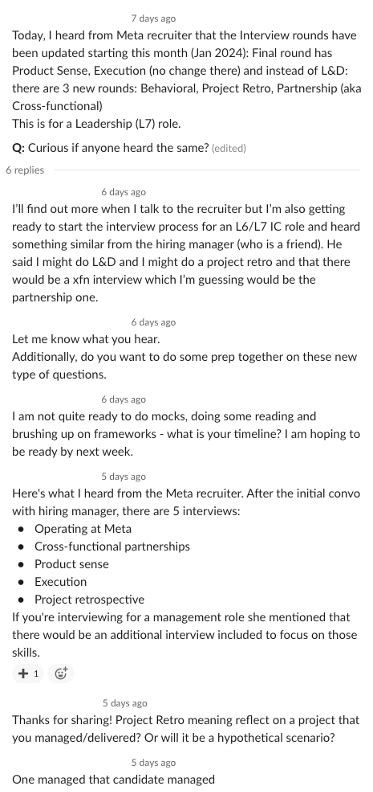 Meta l6 offer.  This new process reflects Meta&rsquo;s evolving needs: leaders who can drive Jan...