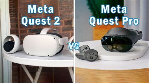 Meta quest pro vs quest 2. Features. Game controller included. Meta Quest 2. Oculus Quest 2. The device comes with a game controller. has see-through mode. Meta Quest 2. Oculus Quest 2. See-through mode uses cameras on the front of the VR headset to allow you to see your surroundings without taking the headset off. 